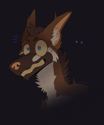 Scared Maned Wolf Scared Maned Wolf